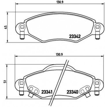 ΣΕΤ ΤΑΚΑΚ.ΕΜ.TOYOTA YARIS CP10