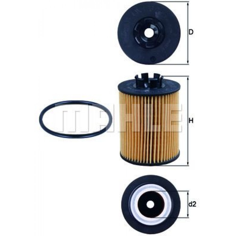 MAHLE ΦΙΛΤΡΑ ΛΑΔΙΟΥ OPEL MAHLE ΦΙΛΤΡΑ ΛΑΔΙΟΥ OPEL