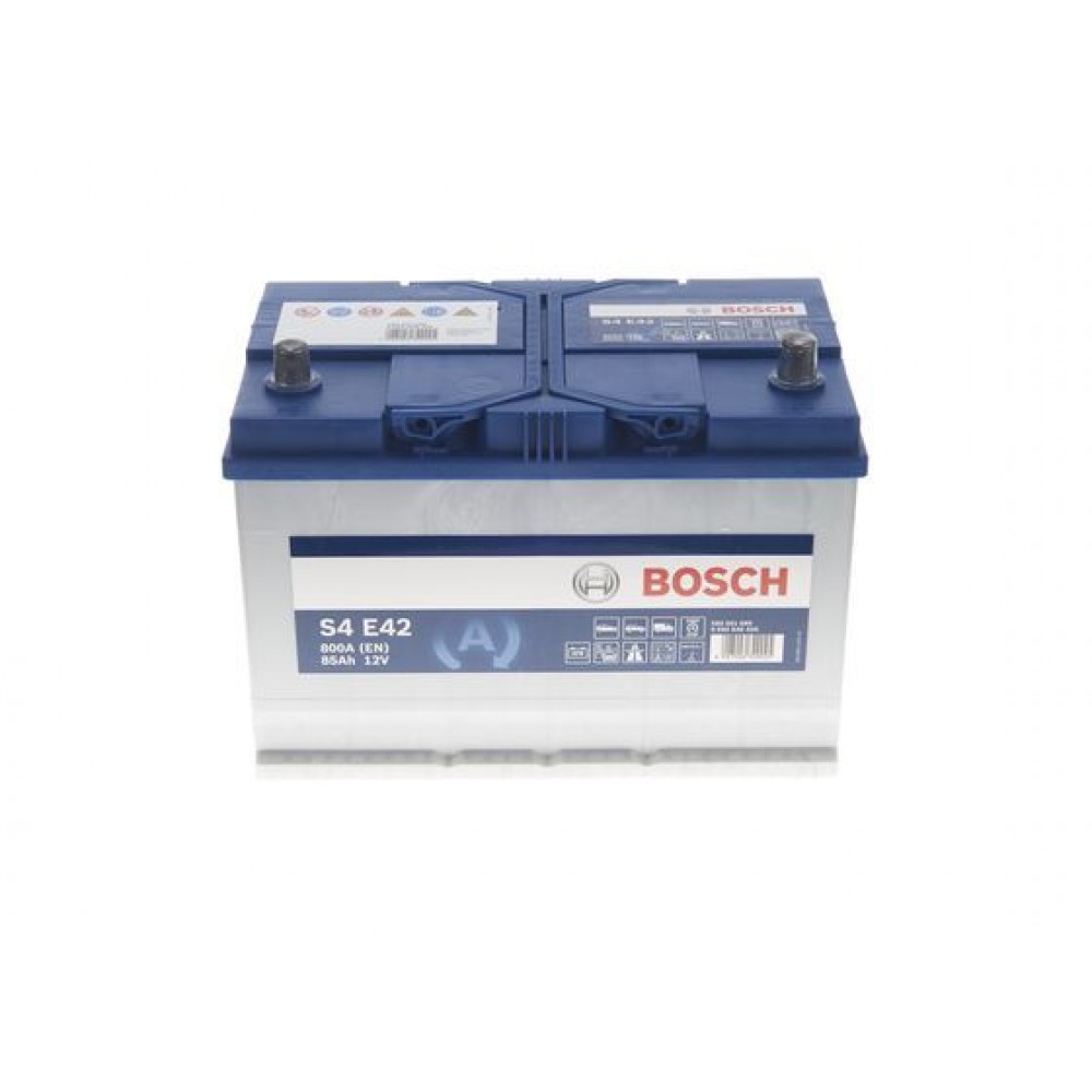 BOSCH ΜΠΑΤΑΡΙΑ S4Ε BLUE LINE EFB START-STOP (85Ah/800A) ΔΕΞ. 304x173x219