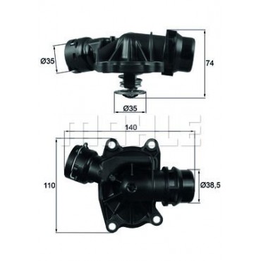 ΘΕΡΜ/ΤΗΣ ΜΕ ΚΑΒΟΥΚΙ BMW 3 (E46),5 (E39),X5 (E53) 3.0d <06