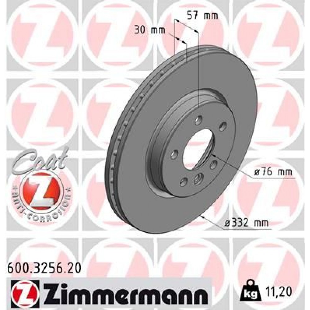 ZIMMERMANN ΔΙΣΚ/ΚΕΣ -1- VAG COAT Z ZIMMERMANN ΔΙΣΚ/ΚΕΣ -1- VAG COAT Z