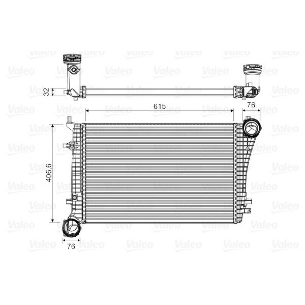 VALEO ΨΥΓΕΙΟ INTERCOOLER
