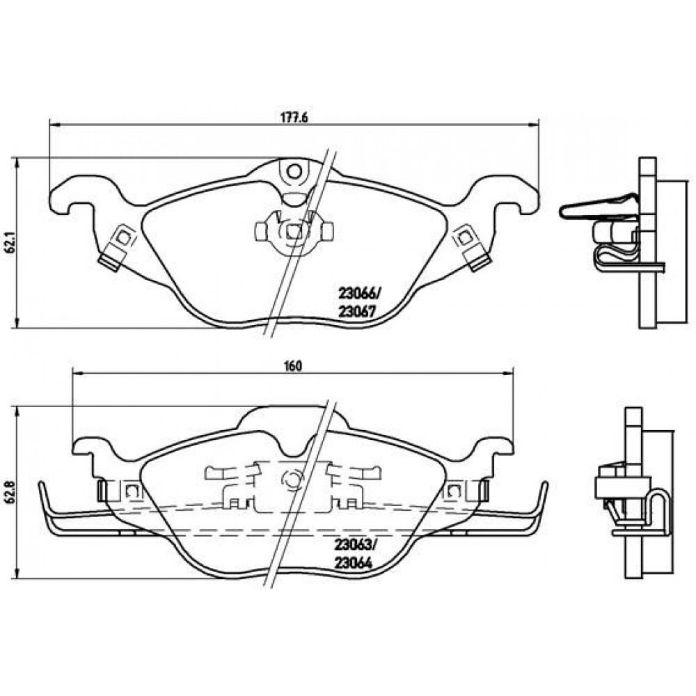 ΣΕΤ ΤΑΚΑΚΙΑ ΕΜ.OPEL ASTRA 98- ΣΕΤ ΤΑΚΑΚΙΑ ΕΜ.OPEL ASTRA 98-