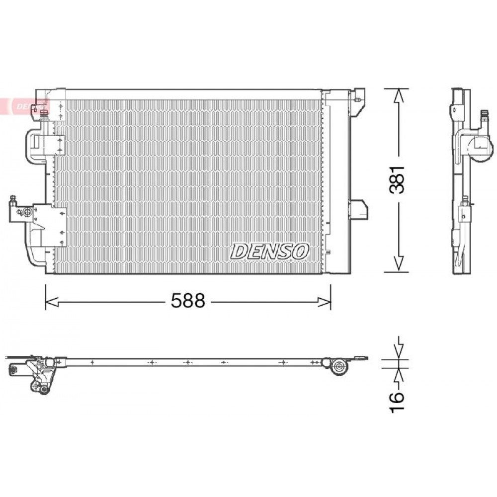 ΨΥΓΕΙΟ A/C OPEL ASTRA G 1.6,1.8 <05 DENSO ΨΥΓΕΙΟ A/C OPEL ASTRA G 1.6,1.8 <05 DENSO
