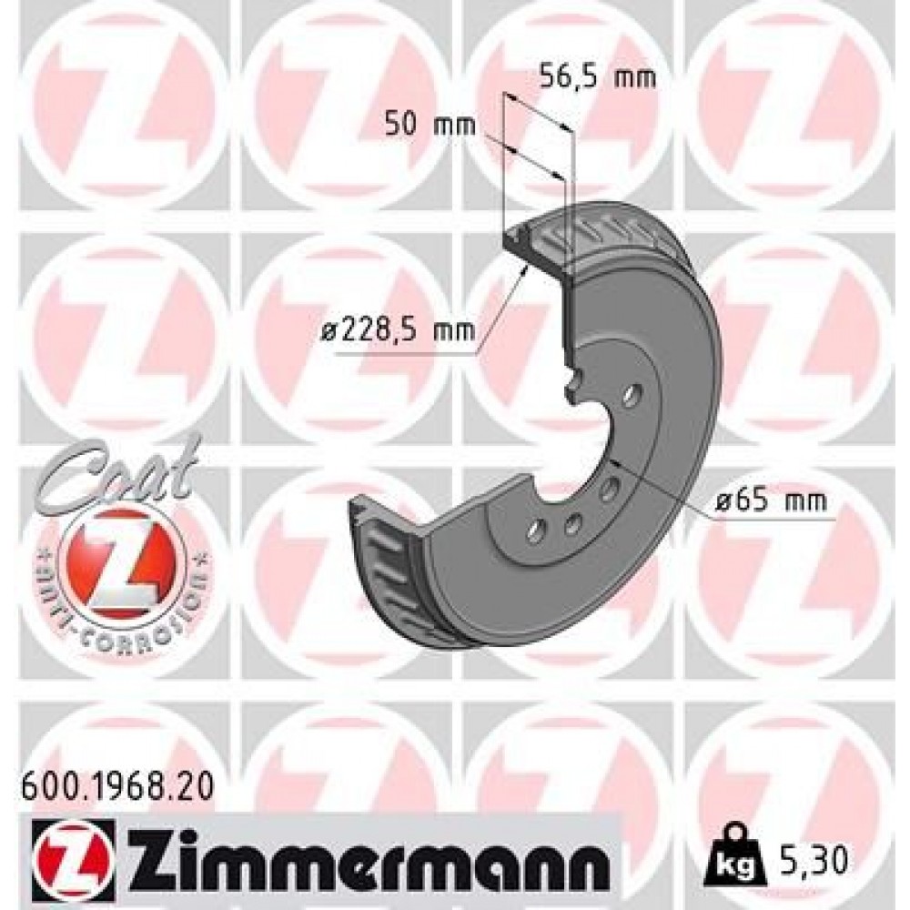 ZIMMERMANN ΤΑΜΠΟΥΡΑ VAG