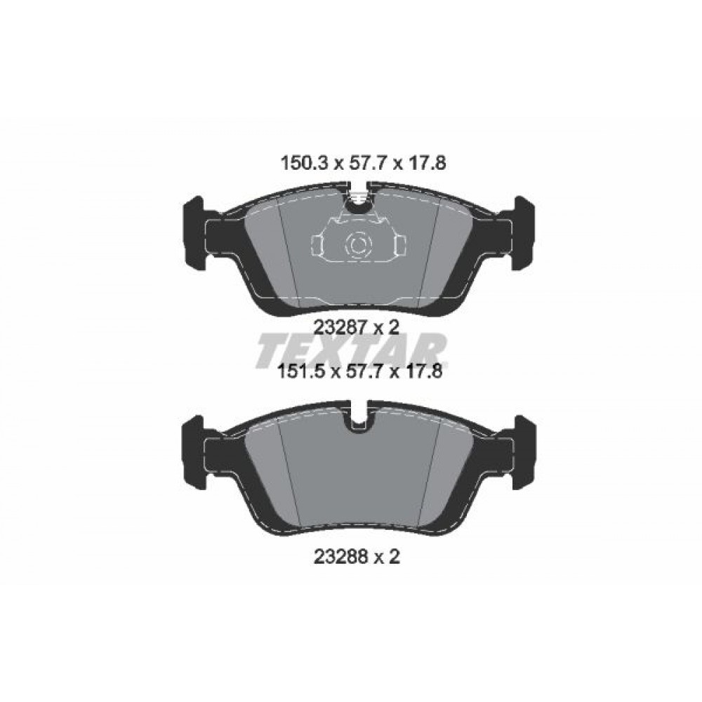 TEXTAR EPAD ΚΕΡΑΜΙΚΑ ΔΙΣΚΟΦΡΕΝΑ BMW TEXTAR EPAD ΚΕΡΑΜΙΚΑ ΔΙΣΚΟΦΡΕΝΑ BMW
