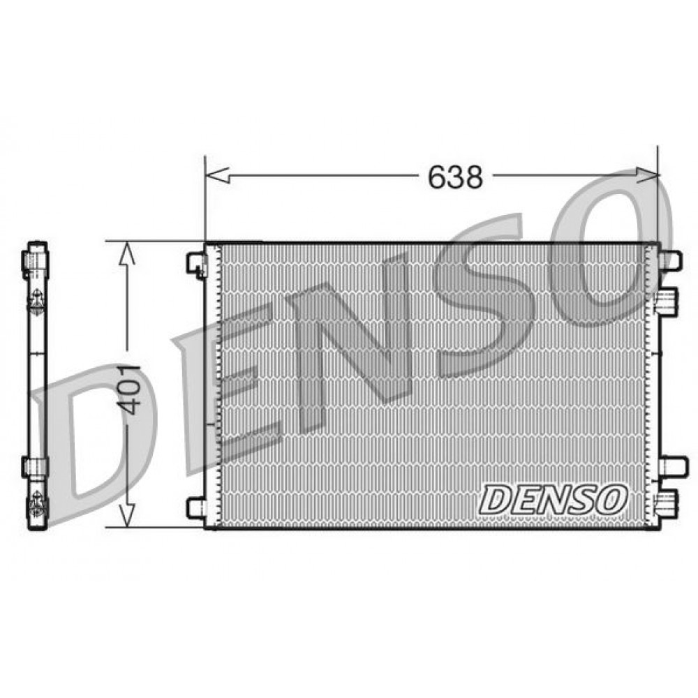 ΨΥΓΕΙΟ A/C RENAULT MEGANE II 1.4,1.5dci <08 DENSO ΨΥΓΕΙΟ A/C RENAULT MEGANE II 1.4,1.5dci <08 DENSO