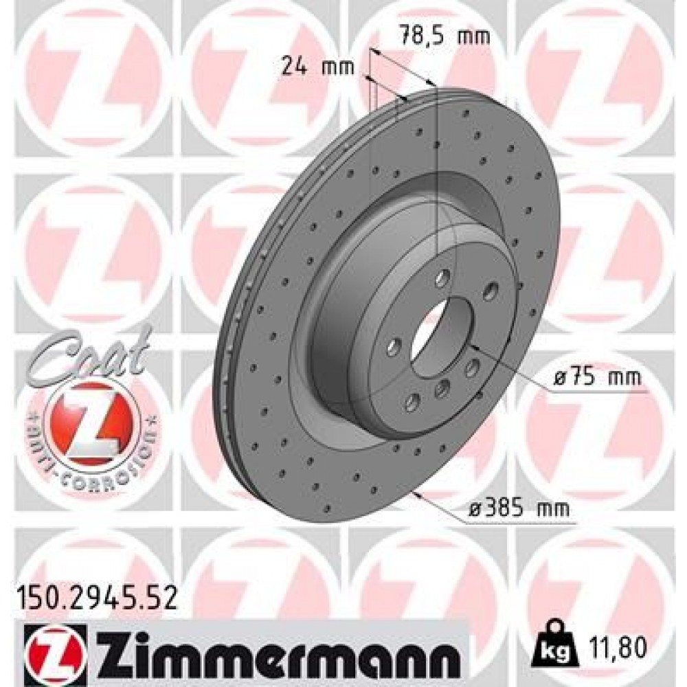 ZIMMERMANN ΔΙΣΚ/ΚΕΣ -1- SPORT BMW