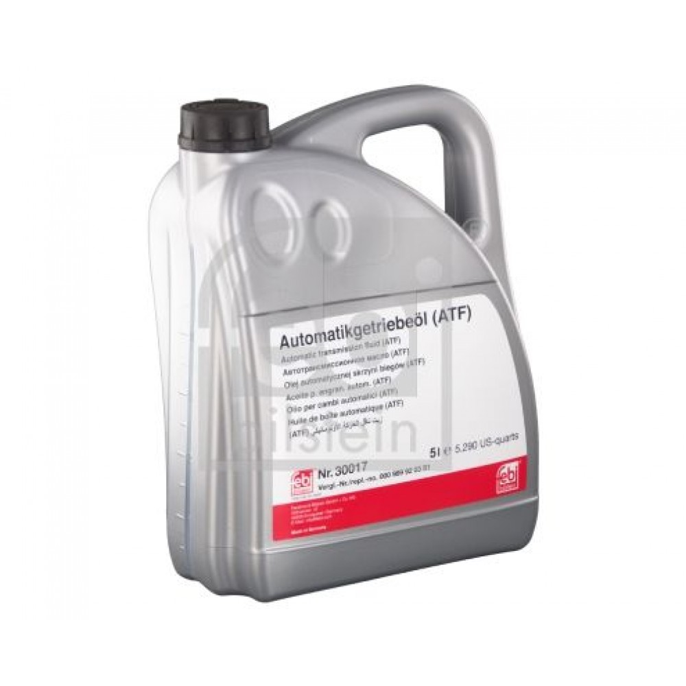 FEBI ATF 5lt ΛΙΠΑΝΤΙΚΑ ΑΥΤΟΜ. ΚΙΒ. ΤΑΧΥΤΗΤΩΝ DEXRON II (MB236.6/236.7_κόκκινο)