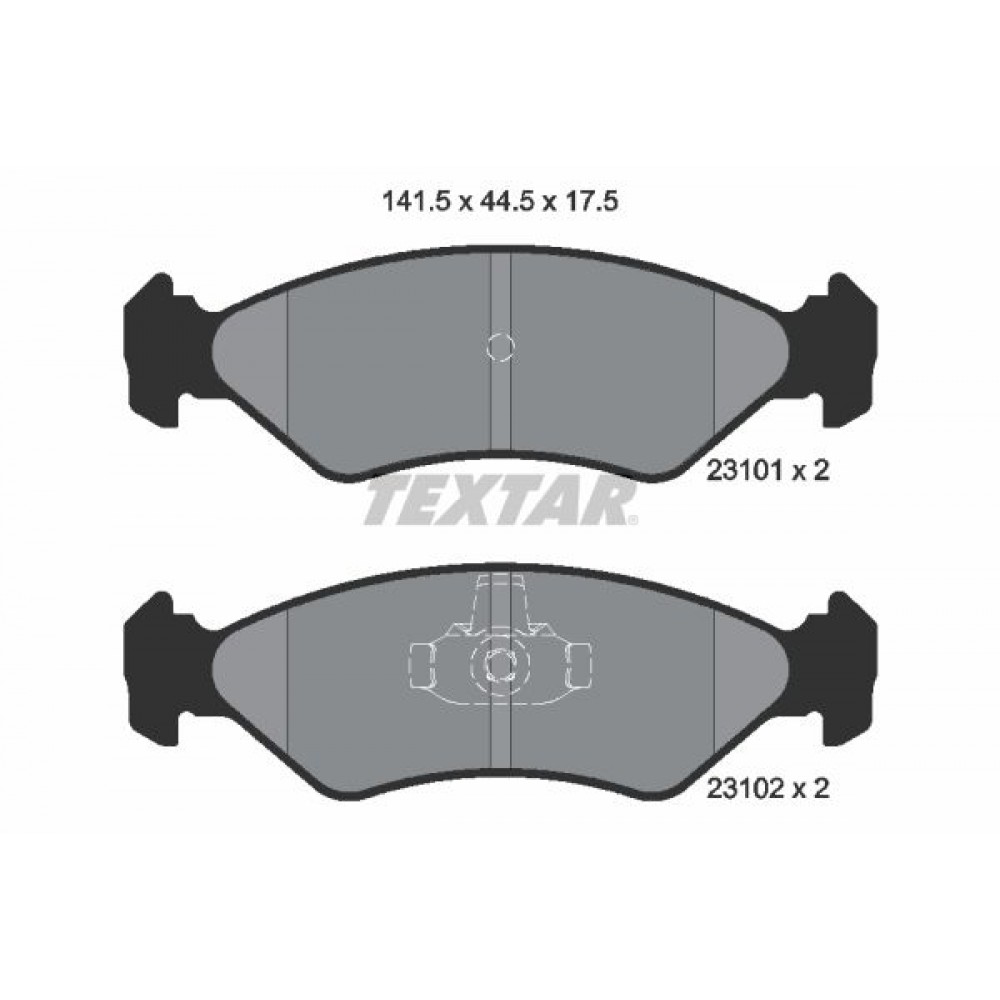 TEXTAR (285 30) ΔΙΣΚΟΦΡΕΝΑ FORD TEXTAR (285 30) ΔΙΣΚΟΦΡΕΝΑ FORD