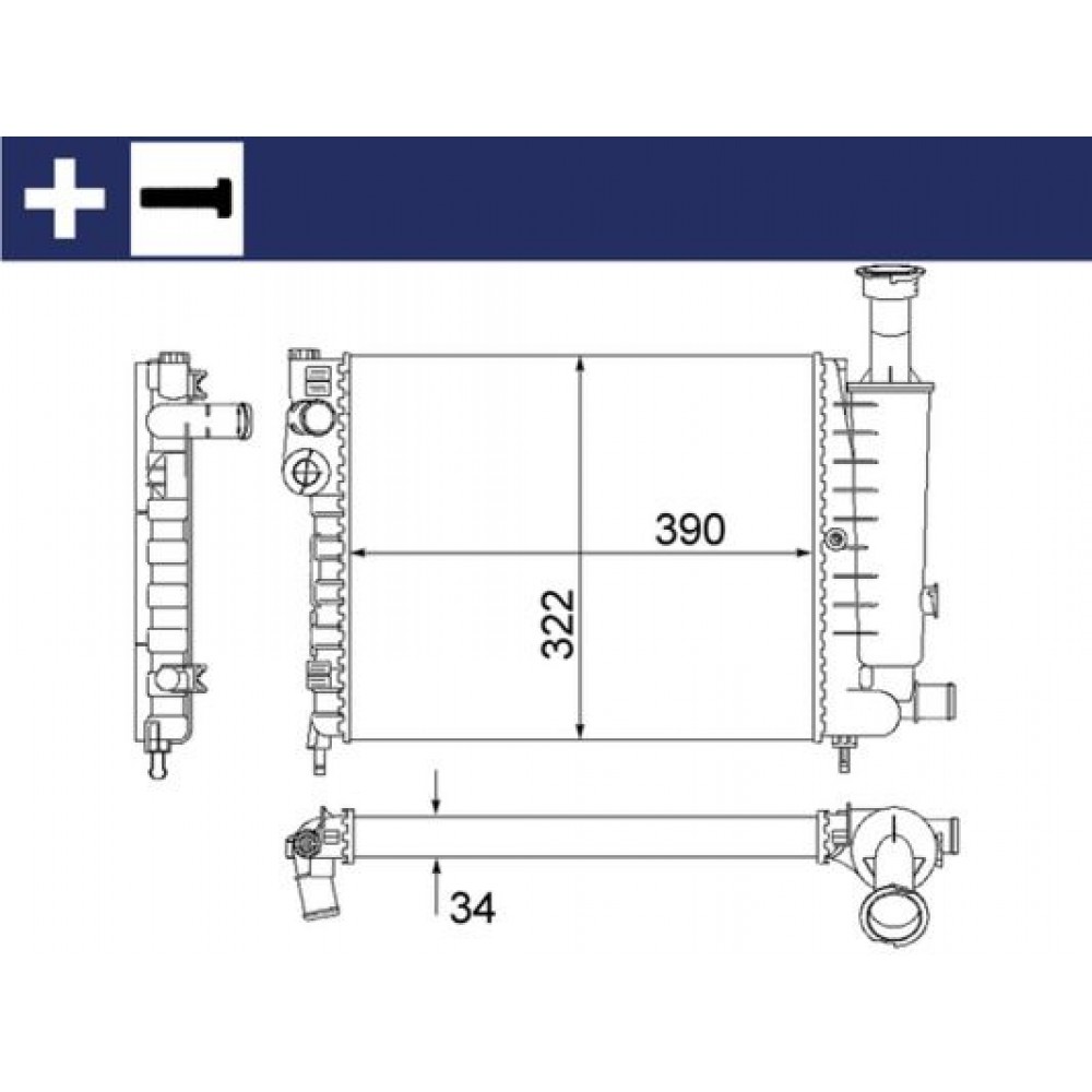 MAHLE-BEHR ΨΥΓΕΙΟ ΜΗΧΑΝΗΣ MAHLE-BEHR ΨΥΓΕΙΟ ΜΗΧΑΝΗΣ