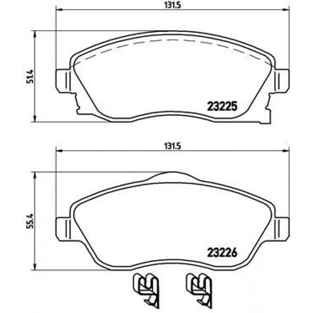 ΣΕΤ ΤΑΚΑΚ. ΕΜ.OPEL CORSA C 00- ΣΕΤ ΤΑΚΑΚ. ΕΜ.OPEL CORSA C 00-