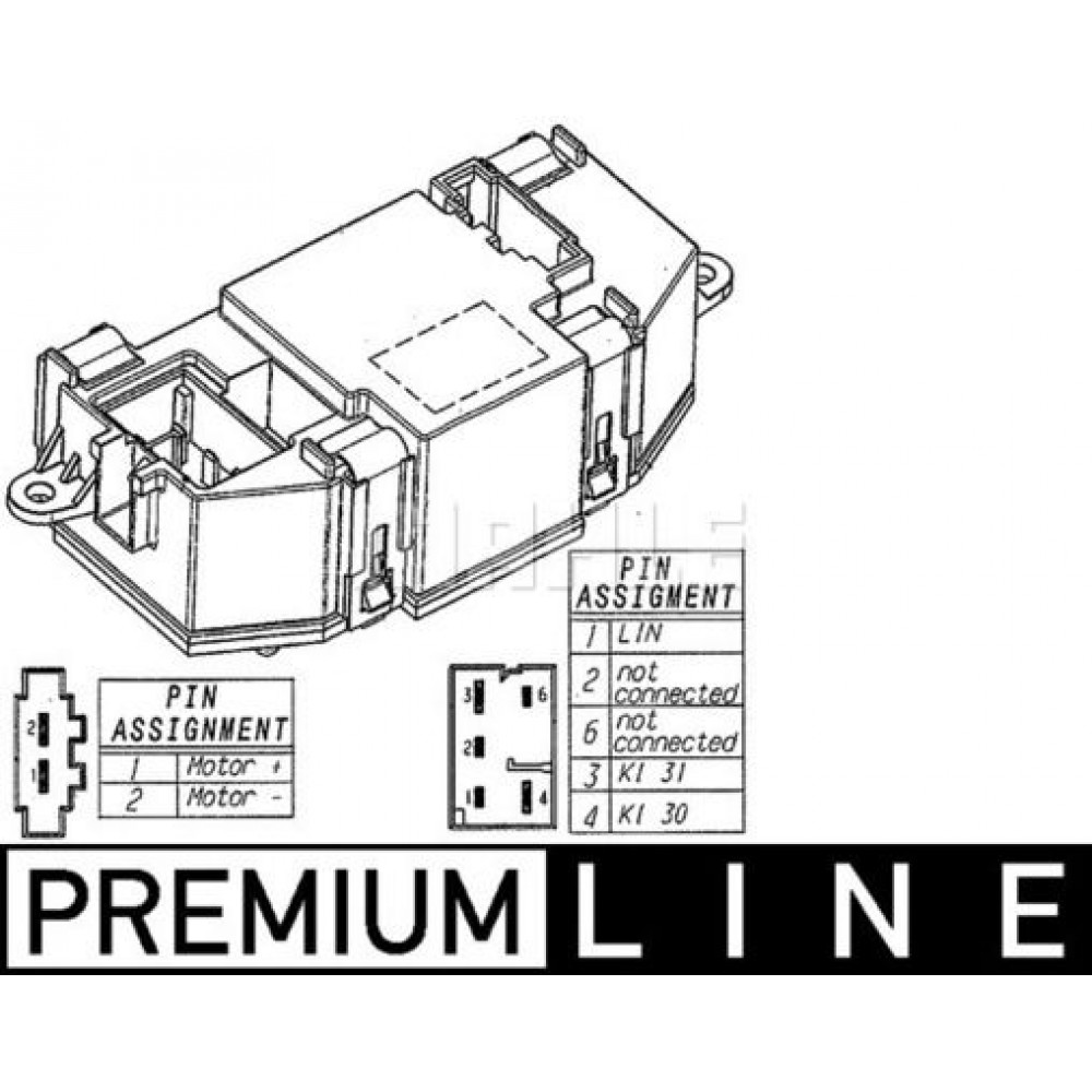 MAHLE-BEHR ΑΝΤΙΣΤΑΣΗ ΒΕΝΤΙΛΑΤΕΡ ΚΑΛΟΡΙΦΕΡ MAHLE-BEHR ΑΝΤΙΣΤΑΣΗ ΒΕΝΤΙΛΑΤΕΡ ΚΑΛΟΡΙΦΕΡ