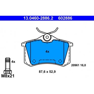 602886 - ΤΑΚΑΚΙΑ VW POLO, GOLF IV, BORA - AUDI A4 - SEAT LEON TOLEDO II - SKODA OCTAVIA