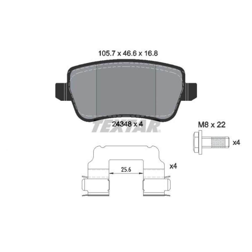 TEXTAR ΔΙΣΚΟΦΡΕΝΑ FIAT