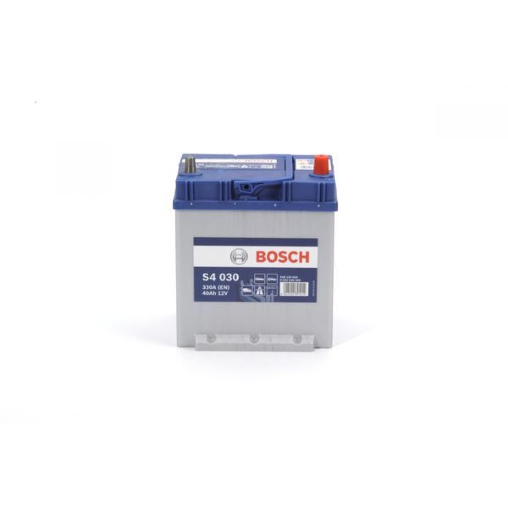 BOSCH ΜΠΑΤΑΡΙΑ S4 BLUE LINE (40Ah/330A) ΔΕΞ. 187x127x227 BOSCH ΜΠΑΤΑΡΙΑ S4 BLUE LINE (40Ah/330A) ΔΕΞ. 187x127x227