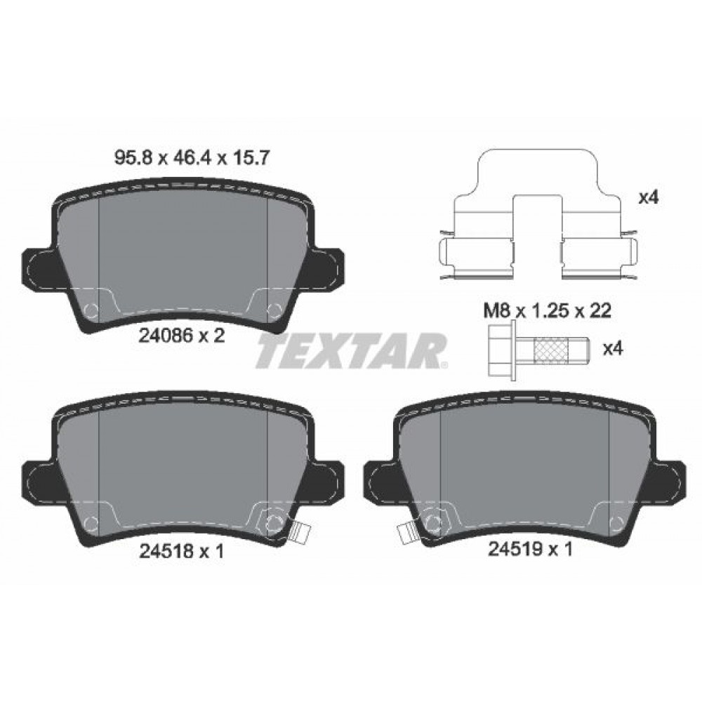 TEXTAR (1206 02) ΔΙΣΚΟΦΡΕΝΑ HONDA TEXTAR (1206 02) ΔΙΣΚΟΦΡΕΝΑ HONDA