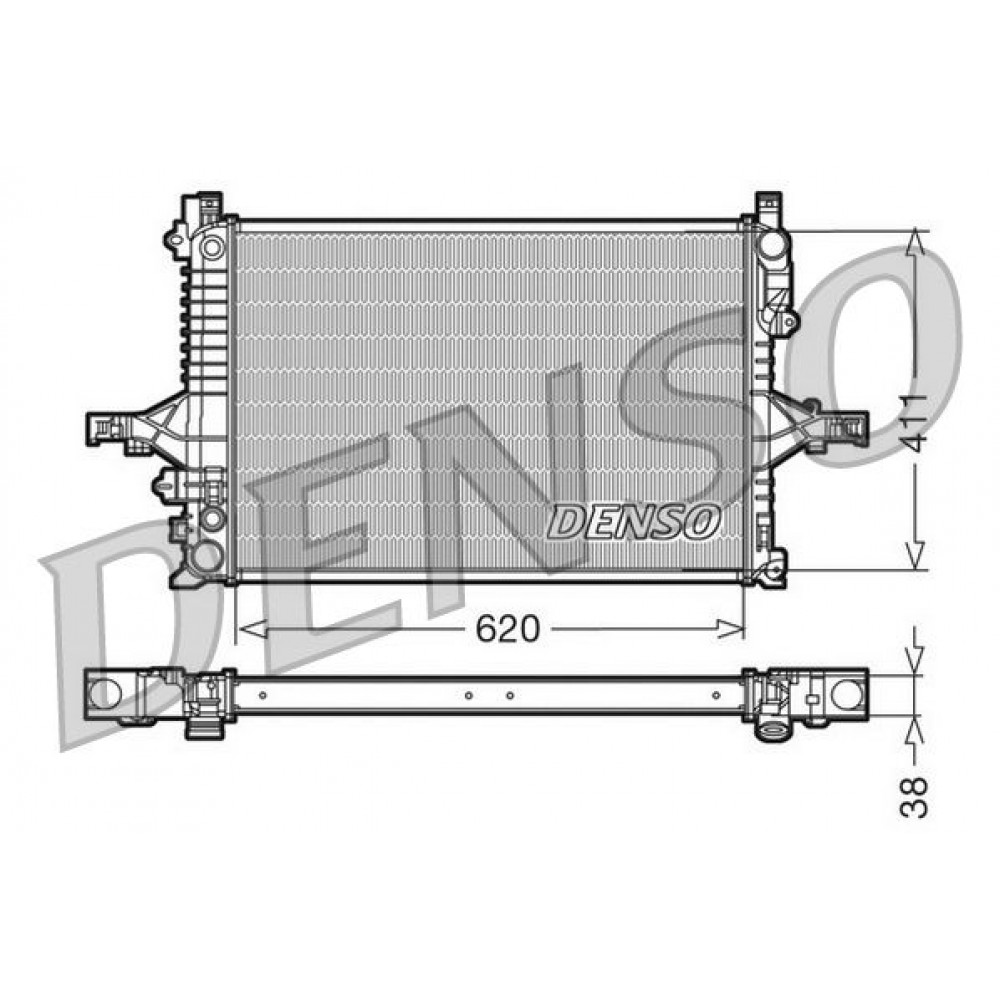 ΨΥΓΕΙΟ ΝΕΡΟΥ VOLVO S60 I 2.0T <10 620X411X38 DENSO ΨΥΓΕΙΟ ΝΕΡΟΥ VOLVO S60 I 2.0T <10 620X411X38 DENSO