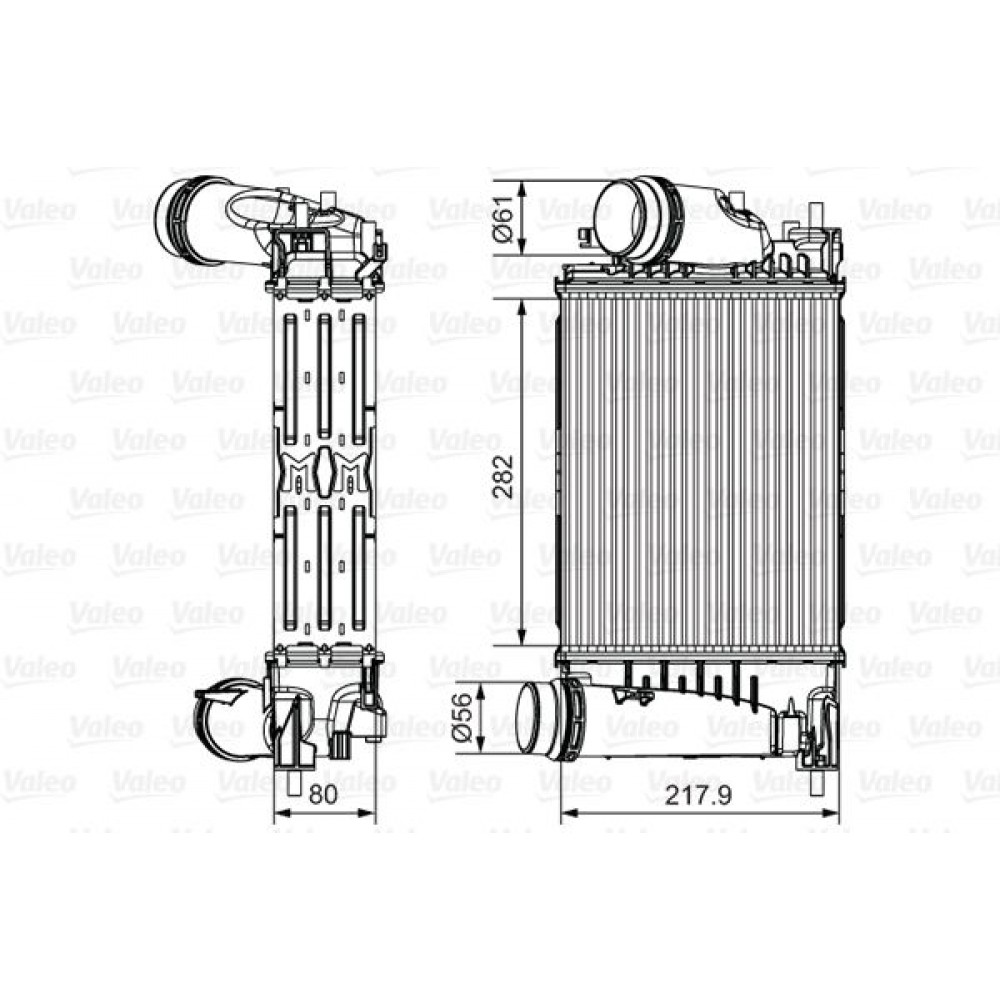 VALEO ΨΥΓΕΙΟ INTERCOOLER VALEO ΨΥΓΕΙΟ INTERCOOLER