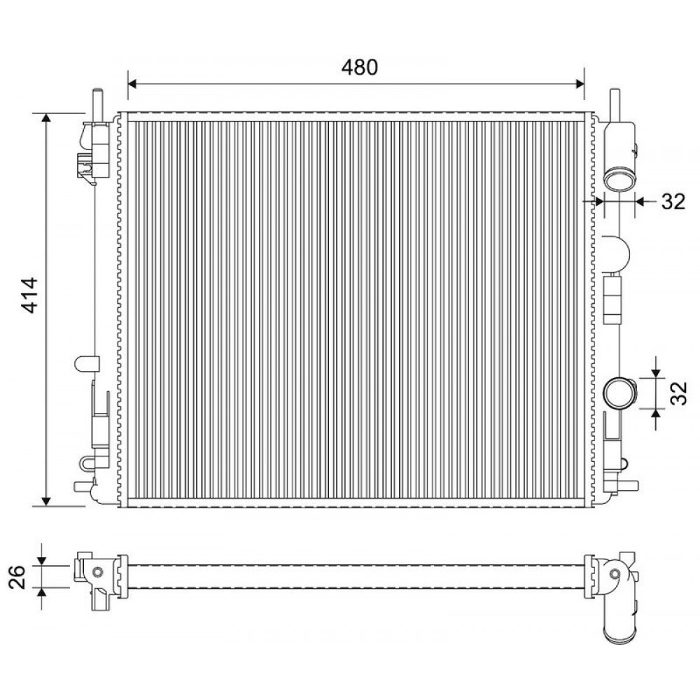 VALEO (VL232721) ΨΥΓΕΙΟ ΜΗΧΑΝΗΣ